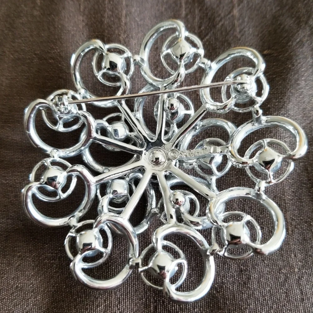 Sarah Coventry Vintage Celestial Ice Brooch